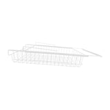 Maxbell Hanging Pullout Drawer Decor Sliding Under Shelf for Office Cabinet Cupboard White Large