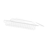 Maxbell Hanging Pullout Drawer Decor Sliding Under Shelf for Office Cabinet Cupboard White Large
