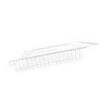 Maxbell Hanging Pullout Drawer Decor Sliding Under Shelf for Office Cabinet Cupboard White Large