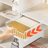 Maxbell Hanging Pullout Drawer Decor Sliding Under Shelf for Office Cabinet Cupboard White Large