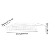 Maxbell Hanging Pullout Drawer Decor Sliding Under Shelf for Office Cabinet Cupboard White Medium