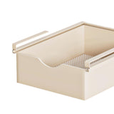 Maxbell Under Shelf Basket Under Cabinet Organizer for Dorm Bedroom Kitchen Cupboard Beige