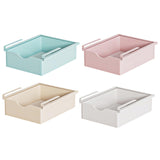 Maxbell Under Shelf Basket Under Cabinet Organizer for Dorm Bedroom Kitchen Cupboard Beige