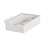 Maxbell Under Shelf Basket Under Cabinet Organizer for Dorm Bedroom Kitchen Cupboard White