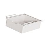 Maxbell Under Shelf Basket Under Cabinet Organizer for Dorm Bedroom Kitchen Cupboard White