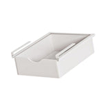 Maxbell Under Shelf Basket Under Cabinet Organizer for Dorm Bedroom Kitchen Cupboard White