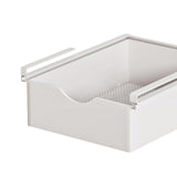 Maxbell Under Shelf Basket Under Cabinet Organizer for Dorm Bedroom Kitchen Cupboard White