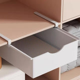 Maxbell Under Shelf Basket Under Cabinet Organizer for Dorm Bedroom Kitchen Cupboard White