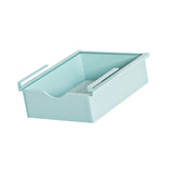 Maxbell Under Shelf Basket Under Cabinet Organizer for Dorm Bedroom Kitchen Cupboard Blue