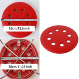 Maxbell Bar Stool Seat Replacement Comfortable Wear Resistant Replace Parts for Home Red