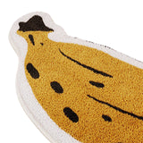 Maxbell Bathroom Floor Mat Banana Shaped Washable Entryway Rug for Bedroom Kids Room