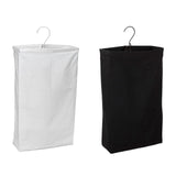 Maxbell Hanging Laundry Hamper Bag Foldable Closet Storage Basket for Door Home Dorm White