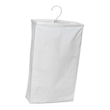 Maxbell Hanging Laundry Hamper Bag Foldable Closet Storage Basket for Door Home Dorm White