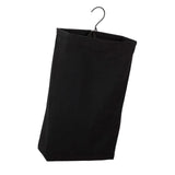 Maxbell Hanging Laundry Hamper Bag Foldable Closet Storage Basket for Door Home Dorm Black