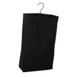 Maxbell Hanging Laundry Hamper Bag Foldable Closet Storage Basket for Door Home Dorm Black