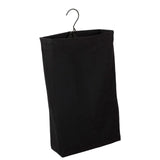 Maxbell Hanging Laundry Hamper Bag Foldable Closet Storage Basket for Door Home Dorm Black