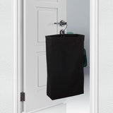 Maxbell Hanging Laundry Hamper Bag Foldable Closet Storage Basket for Door Home Dorm Black