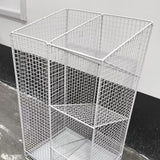 Maxbell Umbrella Drain Stand Multifunction Modern Organizer for Porch Hallway Office White
