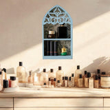 Maxbell Wood Perfume Holder Perfume Display Rack for Coffee Pod Stirrers Tea Packets Blue