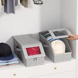 Maxbell Baseball Cap Organizer Multifunctional Stackable Easy Access Hat Storage Box