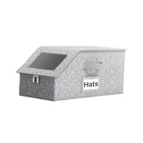 Maxbell Baseball Cap Organizer Multifunctional Stackable Easy Access Hat Storage Box