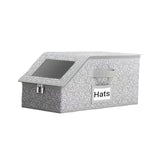 Maxbell Baseball Cap Organizer Multifunctional Stackable Easy Access Hat Storage Box