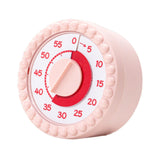Maxbell Visual Timer Stylish 60 Minute Countdown Timer for Kitchen Housework  Pink