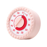 Maxbell Visual Timer Stylish 60 Minute Countdown Timer for Kitchen Housework  Pink