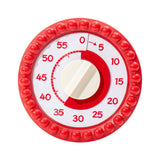 Maxbell Visual Timer Stylish 60 Minute Countdown Timer for Kitchen Housework  Red