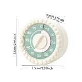 Maxbell Visual Timer Stylish 60 Minute Countdown Timer for Kitchen Housework  Beige