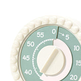 Maxbell Visual Timer Stylish 60 Minute Countdown Timer for Kitchen Housework  Beige