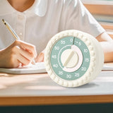 Maxbell Visual Timer Stylish 60 Minute Countdown Timer for Kitchen Housework  Beige
