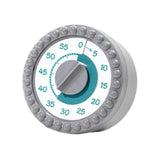 Maxbell Visual Timer Stylish 60 Minute Countdown Timer for Kitchen Housework  Gray
