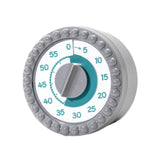 Maxbell Visual Timer Stylish 60 Minute Countdown Timer for Kitchen Housework  Gray