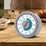 Maxbell Visual Timer Stylish 60 Minute Countdown Timer for Kitchen Housework  Gray