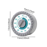 Maxbell Visual Timer Stylish 60 Minute Countdown Timer for Kitchen Housework  Gray