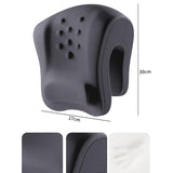 Maxbell Headrest Office Chair Neck Pillow Neck Support Cushion for Most Office Chair Deep Gray