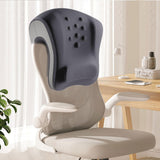 Maxbell Headrest Office Chair Neck Pillow Neck Support Cushion for Most Office Chair Deep Gray Light Gray