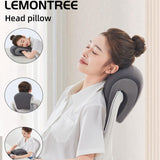 Maxbell Headrest Office Chair Neck Pillow Neck Support Cushion for Most Office Chair Deep Gray Light Gray