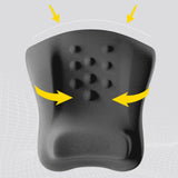 Maxbell Headrest Office Chair Neck Pillow Neck Support Cushion for Most Office Chair Deep Gray Light Gray