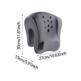 Maxbell Headrest Office Chair Neck Pillow Neck Support Cushion for Most Office Chair Light Gray