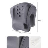 Maxbell Headrest Office Chair Neck Pillow Neck Support Cushion for Most Office Chair Light Gray