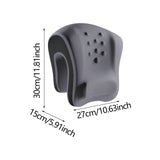 Maxbell Headrest Office Chair Neck Pillow Neck Support Cushion for Most Office Chair Light Gray Deep Gray