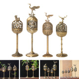 Maxbell Alloy Statue Gift Elegant Tea Table Miniature for Bedroom Tea Room Room a wild animal
