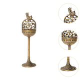 Maxbell Alloy Statue Gift Elegant Tea Table Miniature for Bedroom Tea Room Room a wild animal
