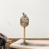 Maxbell Alloy Statue Gift Elegant Tea Table Miniature for Bedroom Tea Room Room a wild animal