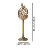 Maxbell Alloy Statue Gift Elegant Tea Table Miniature for Bedroom Tea Room Room a wild animal