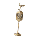 Maxbell Alloy Statue Gift Elegant Tea Table Miniature for Bedroom Tea Room Room big crane