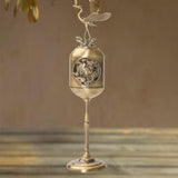 Maxbell Alloy Statue Gift Elegant Tea Table Miniature for Bedroom Tea Room Room big crane