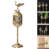 Maxbell Alloy Statue Gift Elegant Tea Table Miniature for Bedroom Tea Room Room big crane